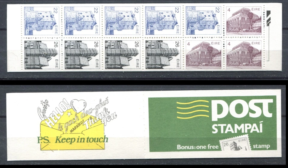 Ireland 1988 • Sс# 550c/Sg# Sb26 • definitive booklet • MNH OG (SU-8929) Irlande - Image 1 of 1