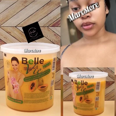 Belle Vie lightening  Papaya Savon body Soap 670g with free shipping - Image 1 of 2