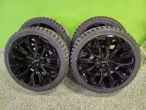 24" DENALI WHEELS RIMS 33" XT TIRES GMC CHEVY YUKON Z71 RST SIERRA 1500 TAHOE LT - Picture 1 of 5