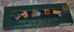 NUEVO DE COLECCIÓN ACOG Auténtico 1996 JUEGOS OLÍMPICOS REGALO SOLAPA PIN SET ATLANTA Caja Sellada - Imagen 1 de 1