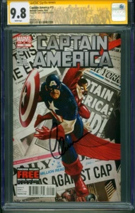 Captain America 15 CGC SS 9.8 Chris Evans Falcon issue 9/12 Custom Label - Picture 1 of 2