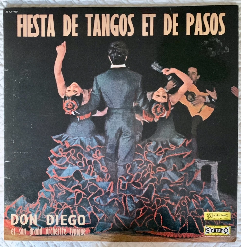 Don Diego Et Son Grand Orchestre Typique – Fiesta De Tangos Et De Pasos Lp 12" - Image 1 of 3