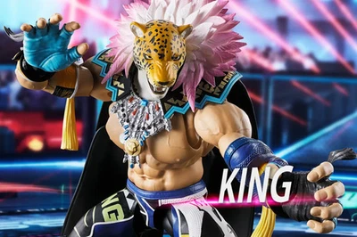 S.H. FIGUARTS TEKKEN 8 ACTION FIGURE KING 17CM BANDAI TAMASHII NATIONS NUOVO - Immagine 1 di 4