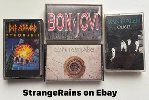 4 Cassette Tape Lot - CLASSIC HARD ROCK - ALL PLAY TESTED & SOUND GREAT! - Picture 1 of 3