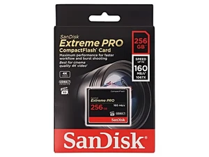 Carte mémoire SDCFXPS-256G-X46 Extreme Pro Compact Flash R : 160 Mo/s W : 140... - Picture 1 of 1