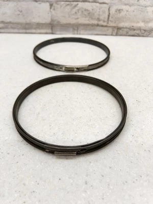 Vintage Embroidery Hoop Ring Metal Cork Lined Spring Tension Needlework 7 " 6” - Image 1 of 4