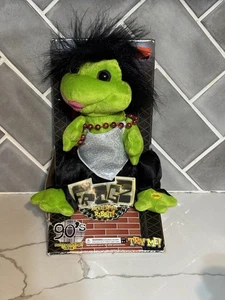 Peluche Gemmy Frogz Rock It Rap It Ribbit "Look" 8" nuevo (caja abierta) - Imagen 1 de 4