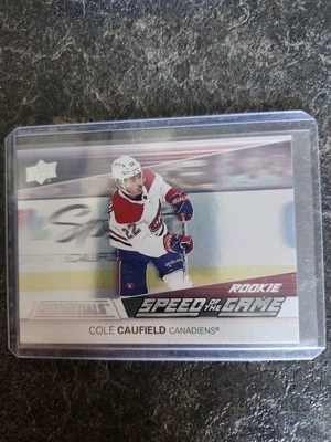 2021-22 Upper Deck Credentials Speed Of The Game Rookie Cole Caufield Card# SGR2 - Image 1 of 2