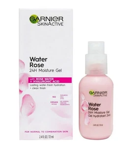 GARNIER SkinActive Water Rose 24H gel idratante + acido ialuronico 2,4 fl oz. - Foto 1 di 4