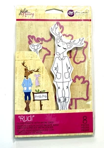 Juego de estampillas y troqueles para muñeca Prima Julie Nutting RUDI - Navidad, ciervos, invierno - NUEVO - Imagen 1 de 4