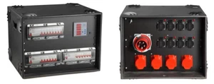 1 x Professional Waterproof CEE Power Distributor 63A for Stage Lighting Systems - Picture 1 of 4