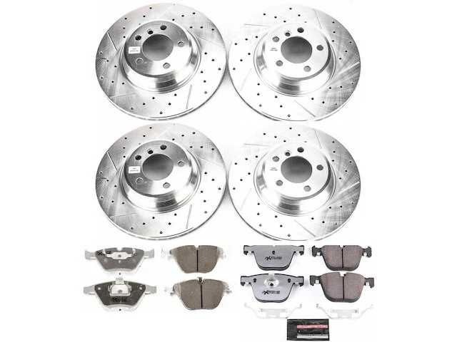 Front and Rear Brake Pad and Rotor Kit For 2003-2005 BMW 760Li 2004 QN679WP - Image 1 of 1