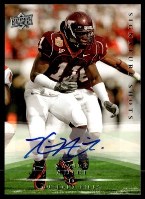 2008 Upper Deck Signature Shots Auto Xavier Adibi #SS60 - Image 1 of 2