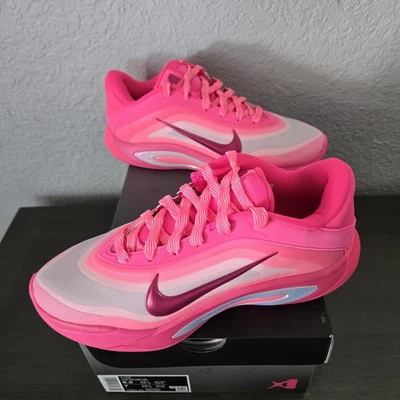 Nike A'ja Wilson A'one Pink A'aura Size 8.5 Women's / 7 Men's FZ8605-601 NEW - Image 1 of 4