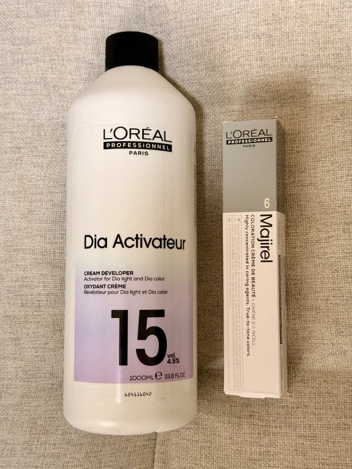 L'Oreal Paris Majirel Hair Colour 6 & Diactivateur cream developer 1000ml - image 1 of 1