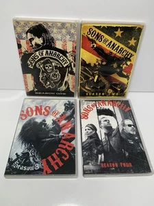 Sons Of Anarchy Complete Series 1-4 DVD Lot Seasons 1 2 3 4 - Picture 1 of 4