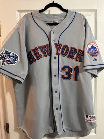 2000 New York Mets Mike Piazza jersey sz 52  2XL Authentic Rawlings World Series Cover