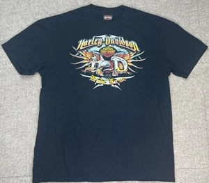 Harley Davidon Tampa Florida Ride Free Men's Short Sleeve T-Shirt Size XL - Picture 1 of 13