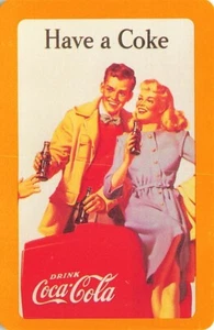 Coca-Cola Have A Coke Poster Image Single Swap Playing Card - 1 Card - Picture 1 of 1