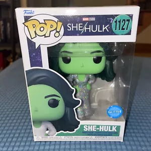 FUNKO POP! SHE-HULK #1127 GLITTER GALA DRESS New Mint In Hand Rare - Picture 1 of 5