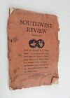 Southwest Review Autumn 1934 J Frank Dobie Western Story Political Essays