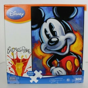 Disney Expressions 300 Teile Mickey Art Mega Puzzle KOMPLETT Stunden Spaß Rarität - Bild 1 von 12