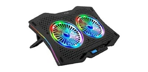 INCA Laptop/Notebook Kühler geeignet für 10-18-Zoll-Laptops 2x115mm Lüfter - Bild 1 von 3