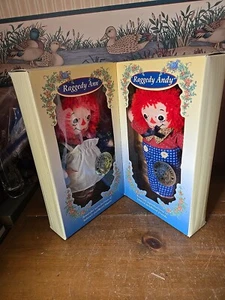 Hasbro 1996 Raggedy Ann & Andy 75th 80th Anniversary Commemorative Dolls - Picture 1 of 12
