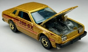 Vintage 1981 Hot Wheels Blackwall Datsun 200-SX MALAYSIA Gold Rims Die Cast Car - Picture 1 of 14