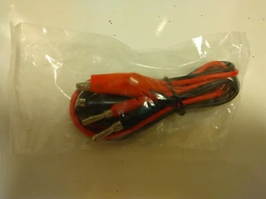 Pair of banana plug to alligator clip, 3ft long - Picture 1 of 2