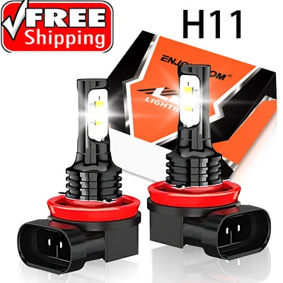 2x H11/H8/H9 LED Fog Light Bulb 6000K White Combo Kit For Dodge Neon 2017-2018 - Image 1 of 4