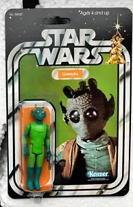 KENNER 1979 GREED on STAR WARS 21 Back CARD CREATURE CANTINA WHO SHOT FIRST - Picture 1 of 3