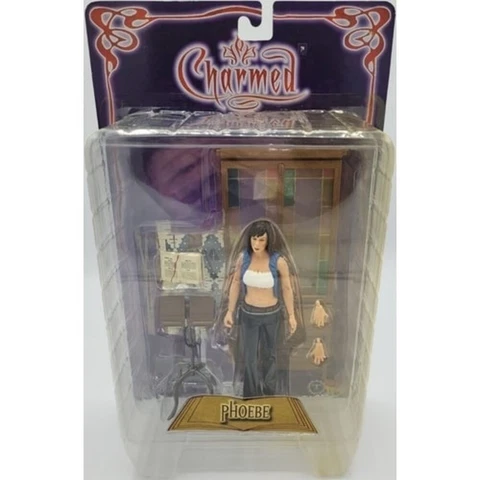 Charmed Phoebe Series 1 SOTA TOYS Attic Playset Figure WHITE Top 2004 BOX WEAR Cover