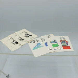 14 Chance Cards 1990 Monopoly Replacement Parts - Picture 1 of 2