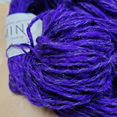 wolle zum stricken Häkelgarn-blau Strickwolle 500gr. zellwo./vis.900m naturgarn - Bild 1 von 3