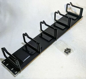 NEW Ortronics OR-808004867 (2U) Cable Management Panel 5xD-Ring (Cat6 or Cat5e) - Picture 1 of 5