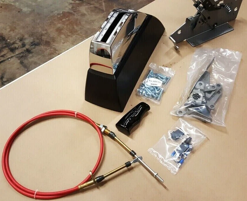 Palanca de cambios B&M 80681 Z-Gate C6-C4-A-904-727-TH400-TH200-TH350-TH250 80681 NUEVO Foto 1 de 4