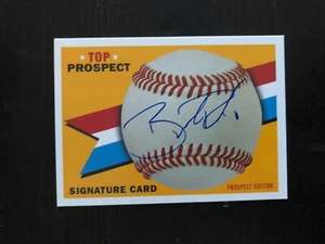 Minnesota Twins BRANDON ROBERTS autographed TOP PROSPECT Signature Card - Picture 1 of 1