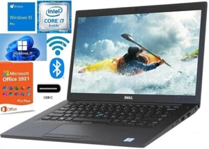 Dell Latitude 7480 Core i7 16G 32G RAM 1 TB 2 TB SSD Win10 MS Office 2021 - Imagen 1 de 1