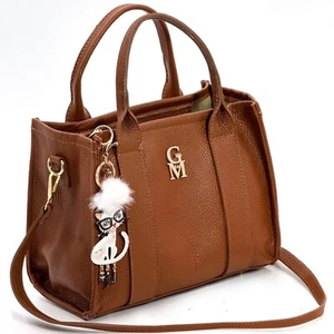 Bolso Tipo Baúl Clara Cat Bandolera Bolso Piel Auténtica Made IN Italy Venada - Imagen 1 de 11