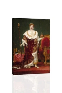 Jacques-Louis David - Emperor Napoleon 1807 - CANVAS OR PRINT WALL ART - Picture 1 of 2