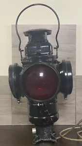 Adlake Non-Sweating Lamp Chicago 4 Way Switch Lantern With Light Vintage - Picture 1 of 24
