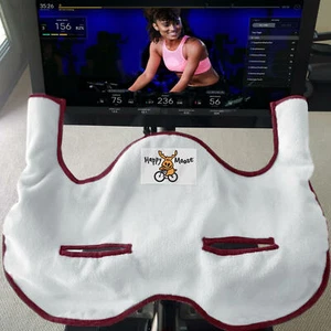 Happy Moose Cycling Towel for Original Peloton® Bike - Wine - Picture 1 of 4
