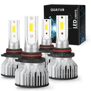 For Toyota Corolla 2009 - 2013 -4X Brightes LED Headlight Bulbs Light High Low - Picture 1 of 117