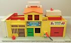 1976 Fisher Price Village Set 997 Little People Play Family Nearly Complete