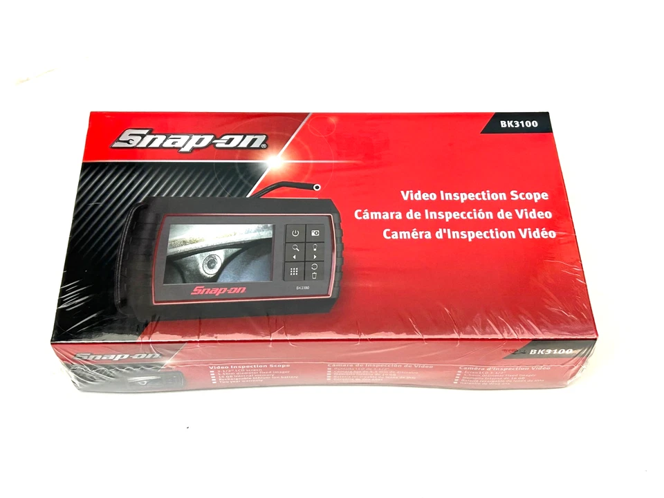 Snap-On Video Inspection Scope LCD Rechargeable Camera BK3100