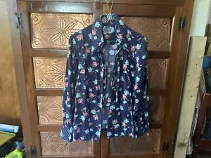 1960er 1970er Jahre Miller Western Wear Blumenmuster Westernshirt 12/34 - Bild 1 von 2