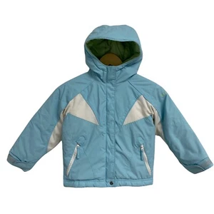 Vintage Columbia Sportwear girls hoodie warm jacket full zip size 4/5 - Picture 1 of 12