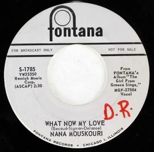 Nana Mouskouri, Wildwood Flower - What Now My Love, Fontana Records S-1785 - Picture 1 of 1