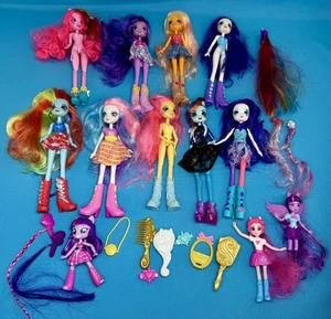 Hasbro My Little Pony MLP Equestria Girls 12 Dolls & Mini Lot - Picture 1 of 8